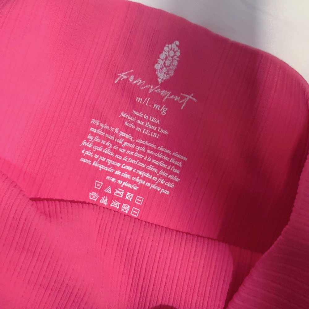 Fp movement M/L hot pink leggings - Picture 5 of 5